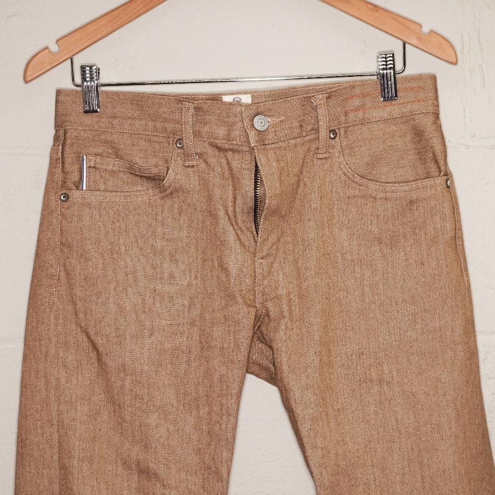 Hiroshi Kato The Pen Slim Jeans 10.5oz 30x33 Copper Raw Beautiful Selvedge